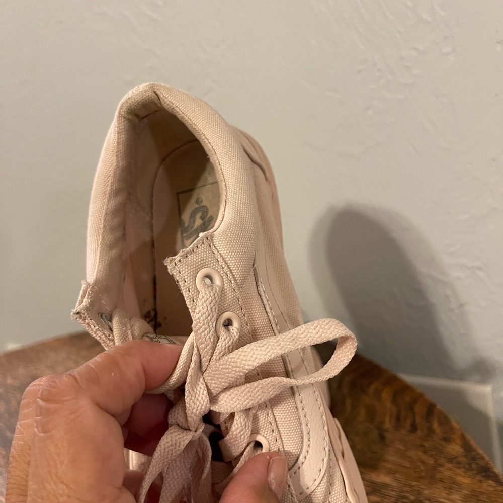 VANS off the wall old skool skaters pink womens 6.5 - Picture 5 of 8
